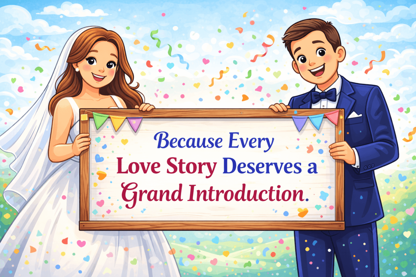 A graceful first impression for your biggest day invitation card design preview